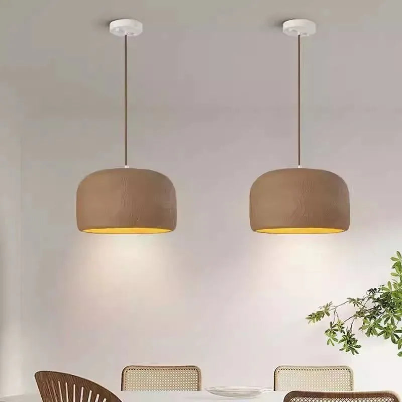 Minimalist Resin Pendant Light for Dining Room