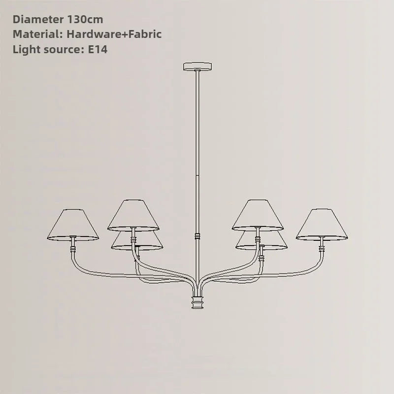 Vintage Iron Ceiling Chandelier Pendant Light