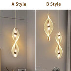 Modern Acrylic Geometric Pendant Light Bedroom Living Room Hanging Light Restaurant Lighting Led Pendant Lamps For Home Decor
