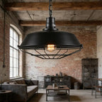 Industrial Iron Pendant Light for Dining Room