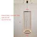 Wabi Sabi Mesh Cone Pendant Light with LED Ring for Staircase and Loft
