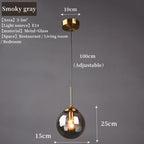 Nordic Glass Pendant Light for Dining Room