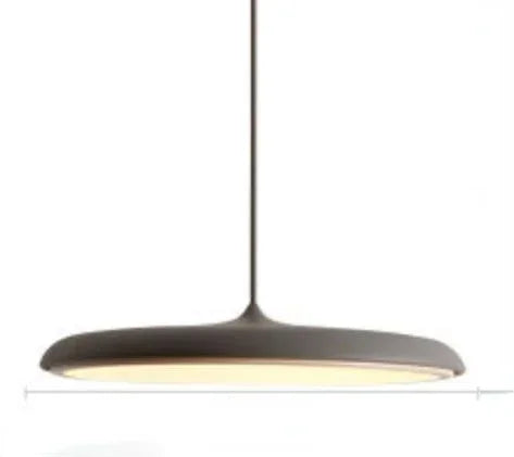 Modern UFO Disc LED Pendant Light in Eight Colors for Dining Table