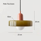 Nordic Retro Glass Pendant Light for Dining Room