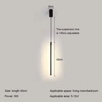 Minimalist Iron Pendant Light for Bedroom