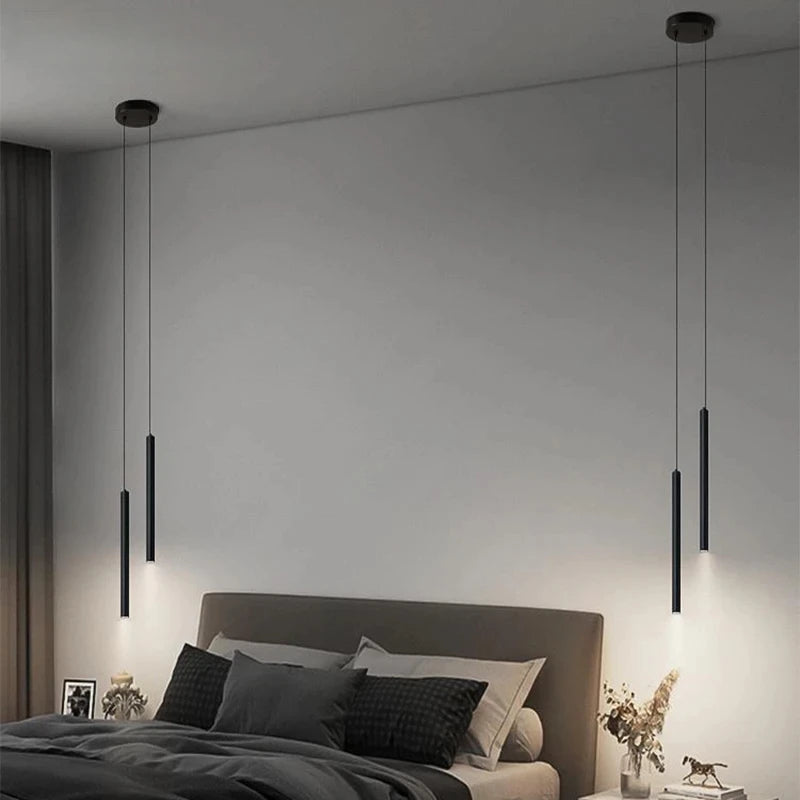 Minimalist Iron Pendant Light for Bedroom