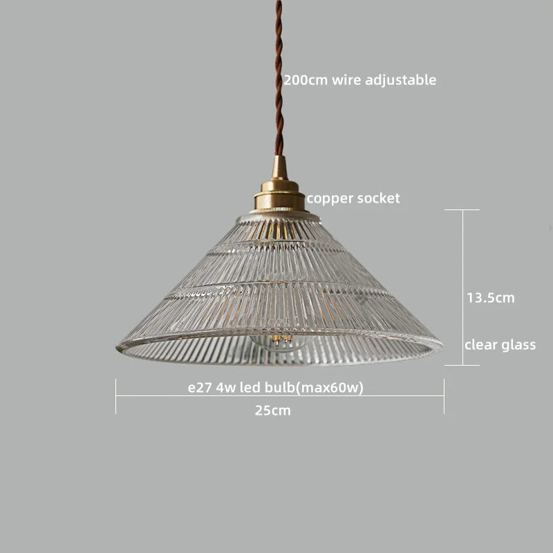 Lámparas colgantes LED con interruptor de perilla IWHD para cocina, pasillo, sala de estar, dormitorio, cristal transparente, lámpara colgante nórdica, araña
