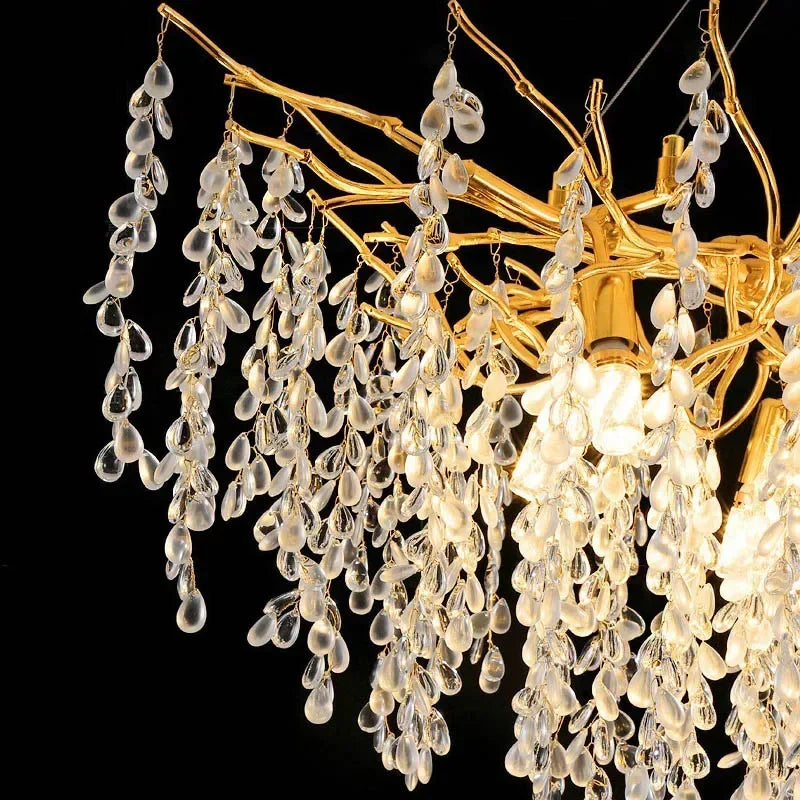 Modern Branch Crystal LED Chandelier Pendant