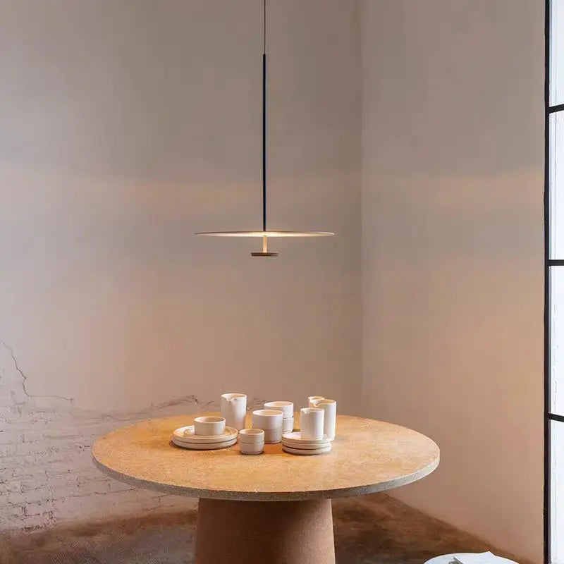 Lámpara colgante de hierro minimalista para dormitorio