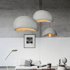 Minimalist White Iron Pendant Light for Dining Room
