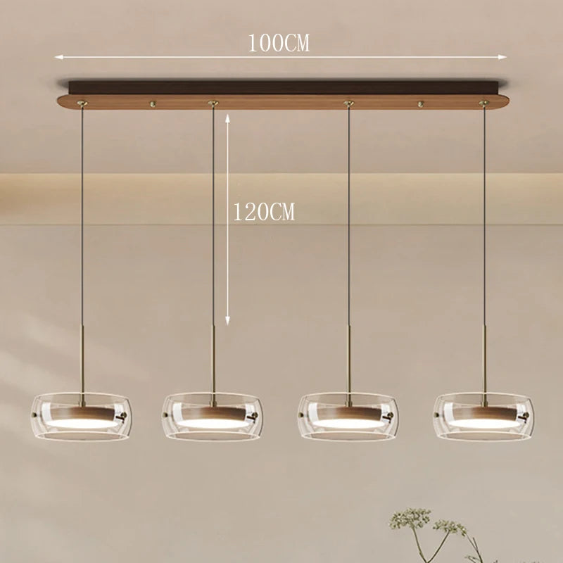 Nordic Glass Pendant Light for Dining Room