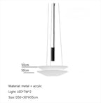 Minimalist Iron Pendant Light - Nordic UFO Design
