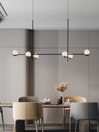 Minimalist Iron Glass Pendant Light for Living Room