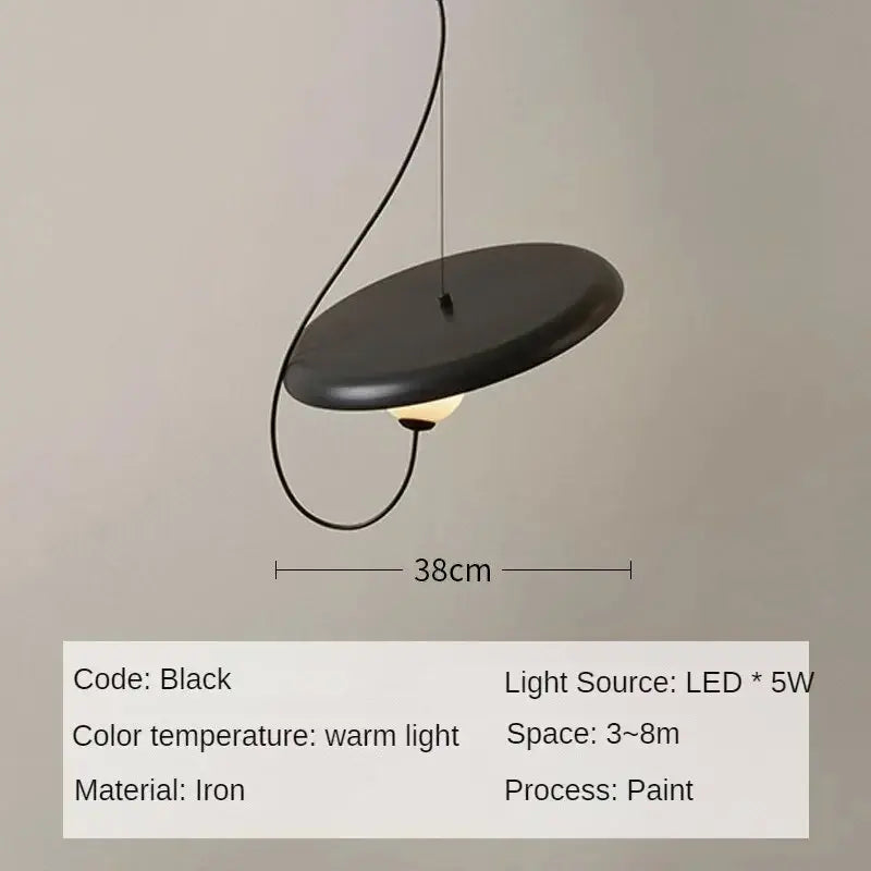 Nordic Wood Pendant Light for Bedroom Dining Room