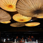 Nordic Textile Pendant Light - Wabi Sabi Design Hanging Lamp