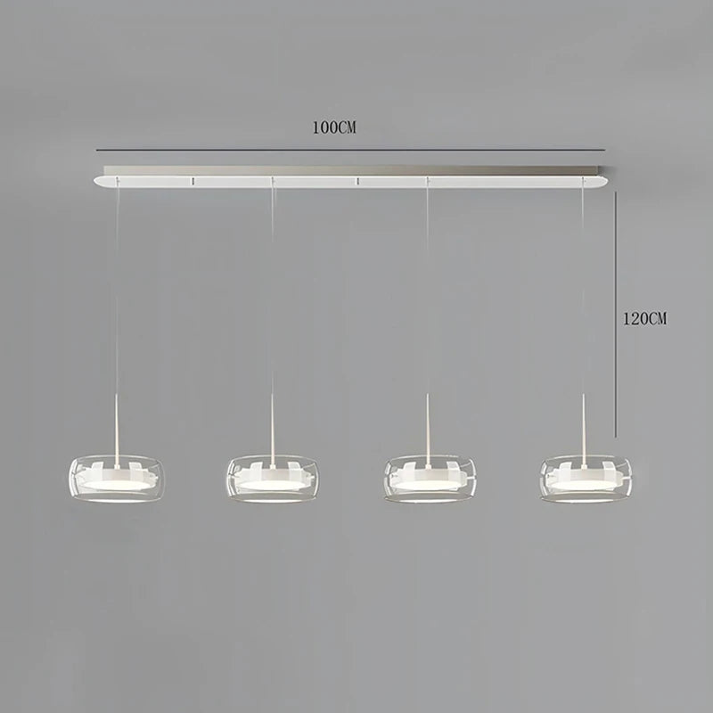 Nordic Glass Pendant Light for Dining Room