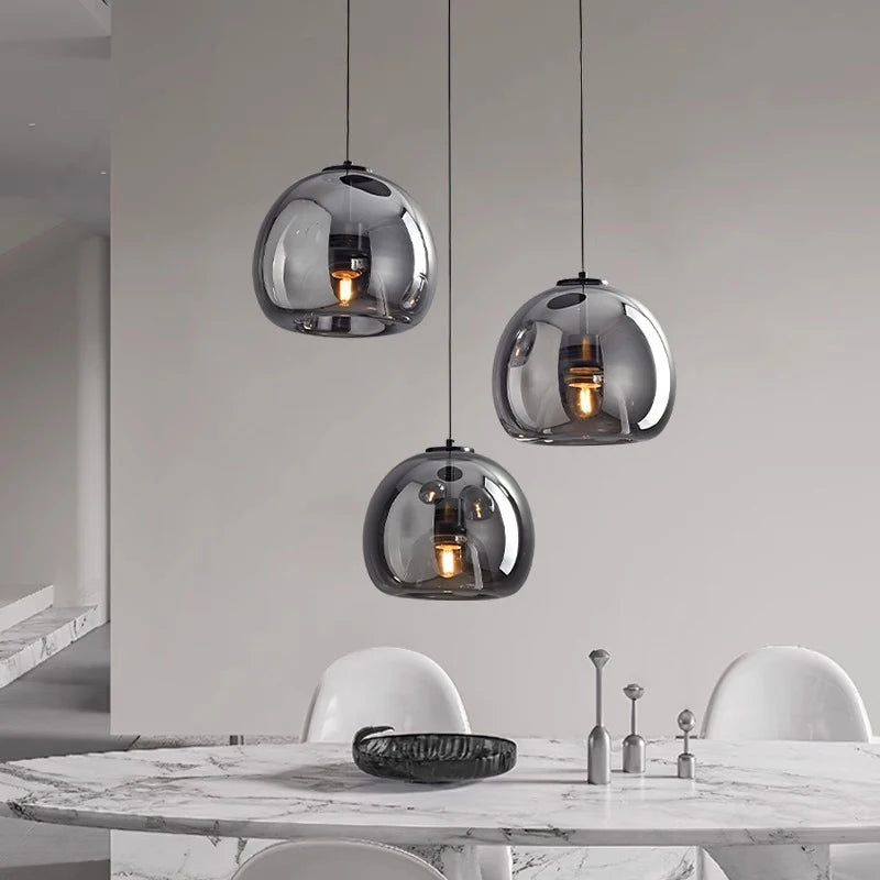 Modern Glass Pendant Light for Dining Room