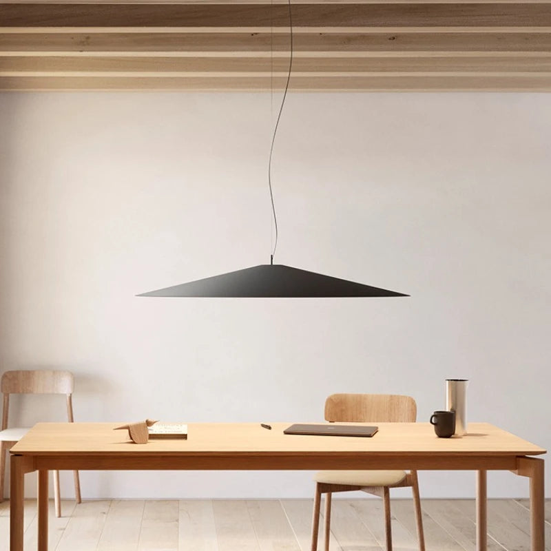 Minimalist Iron Pendant Light - Nordic Flying Saucer Design