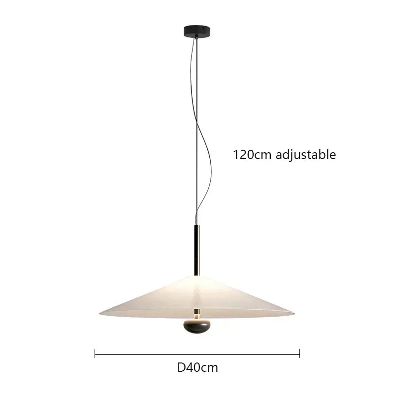 Minimalist Glass Pendant Light for Dining Room