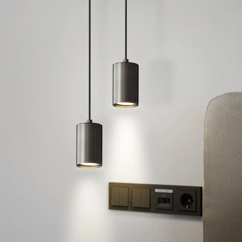Nordic Minimalist Iron Pendant Light for Bedroom