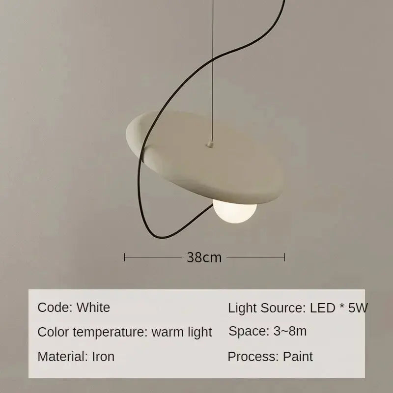 Nordic Wood Pendant Light for Bedroom Dining Room