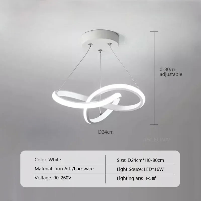 Nordic LED Pendant Light - Modern Hanging Lamp