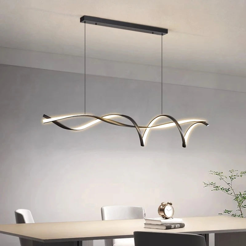 Lámpara colgante LED minimalista para comedor