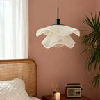 Bohemian Rattan Pendant Light - Flower Design