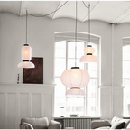 Minimalist Paper Pendant Light Japanese Lantern Design