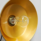 Industrial Gold Barn Dome Pendant Light for Kitchen Island and Cafe
