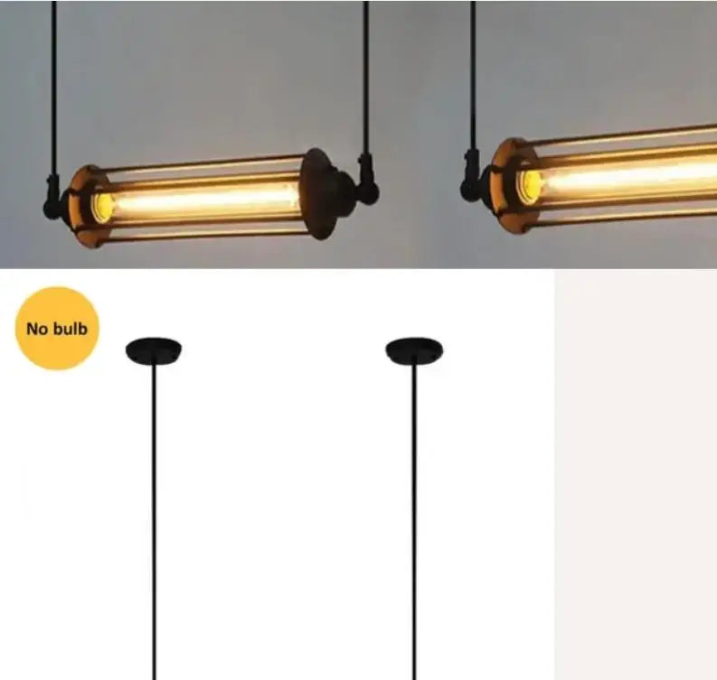 Industrial Retro Iron Pendant Light for Dining Room