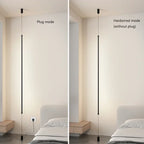 Lámpara colgante minimalista de hierro negro para dormitorio