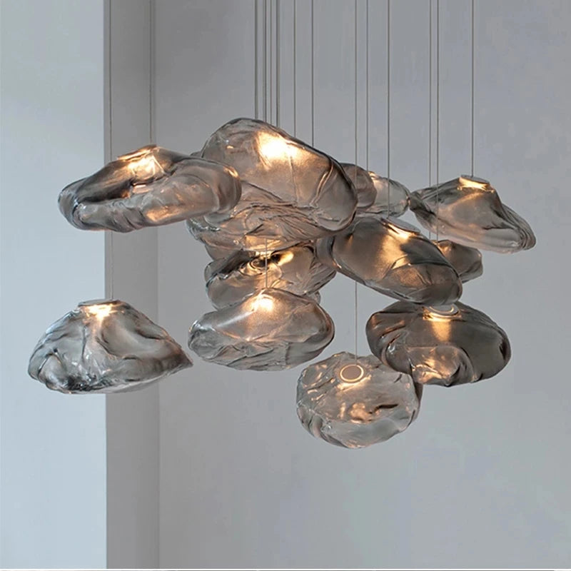 Nordic Glass Pendant Light Cloud Design