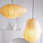 Japanese Rice Paper Pendant Light for Dining Room
