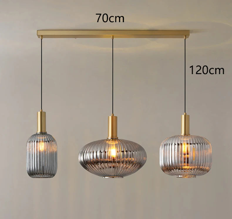 Nordic Glass Pendant Light for Dining Room