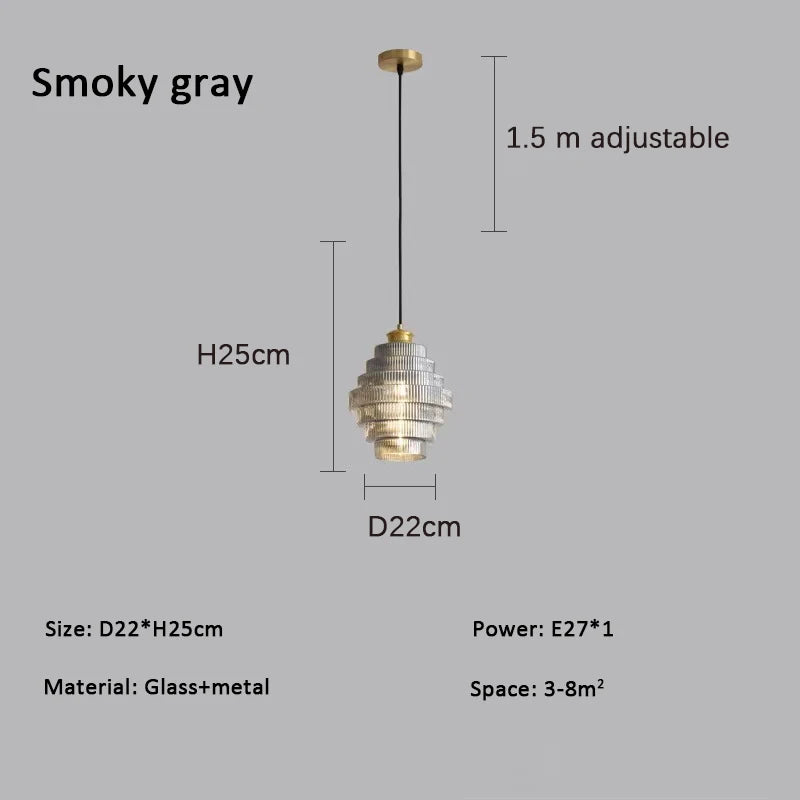 Nordic Glass Pendant Light for Dining Room