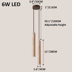 Nordic Travertine Pendant Light for Bedroom