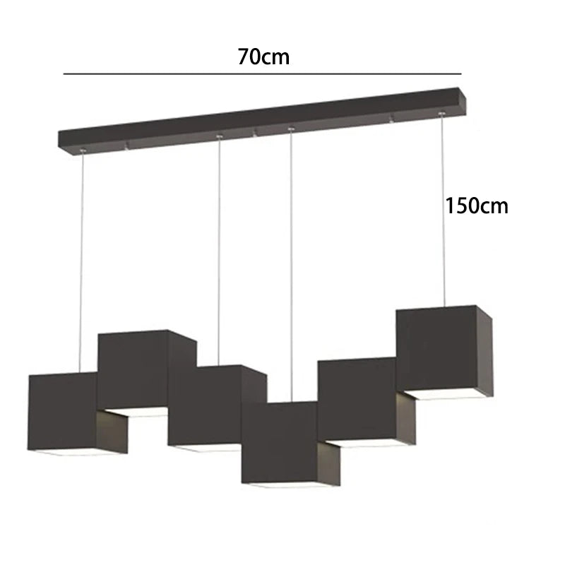 Lámpara Colgante Minimalista de Hierro para Comedor
