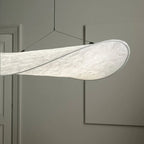 Nordic Silk LED Pendant Chandelier - Adjustable Hanging Lamp