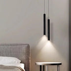 Minimalist Iron Tube Pendant Light for Bedroom
