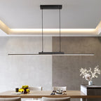 Minimalist Linear Pendant Light for Dining Room