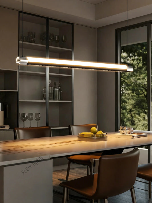 Minimalist Glass Pendant Light for Dining Room