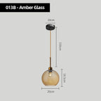 Modern Swirl Glass Pendant Light in Smoked Gray and Amber for Kitchen Island