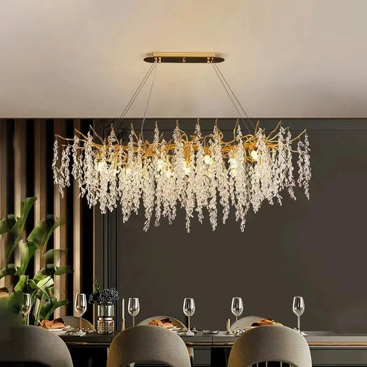Modern Branch Crystal LED Chandelier Pendant