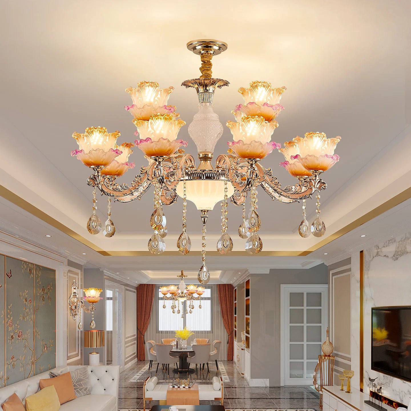 European Crystal Chandelier Luxury Lighting
