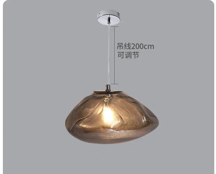Nordic Glass Pendant Light Cloud Design