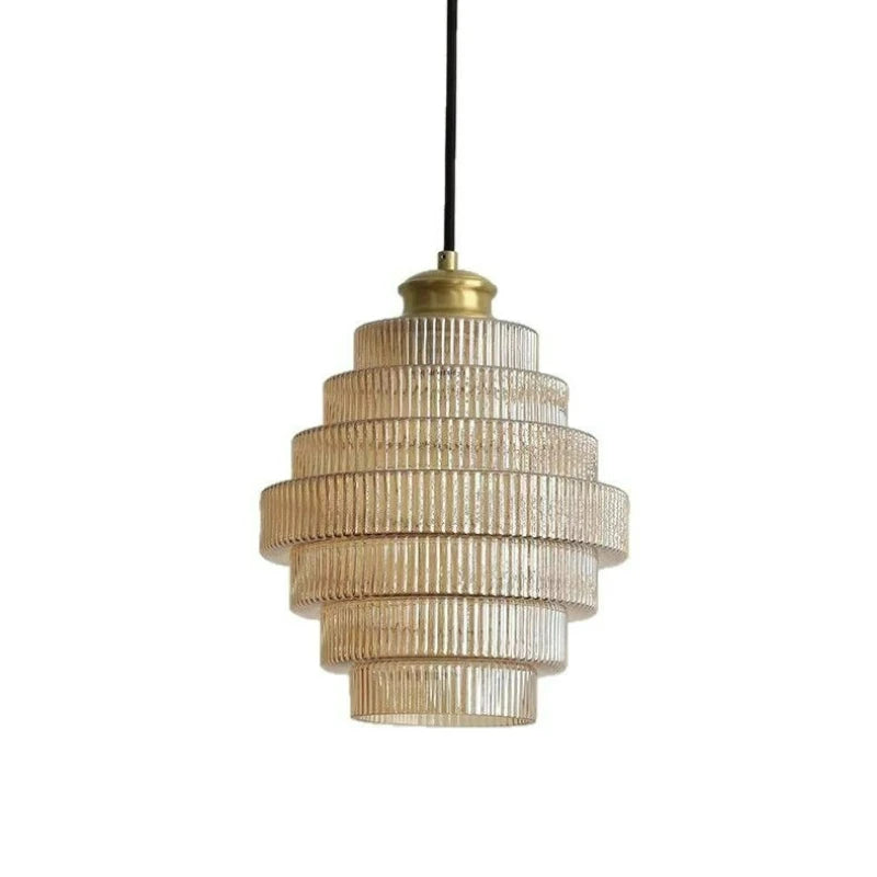 Lámpara colgante de cristal nórdico para comedor