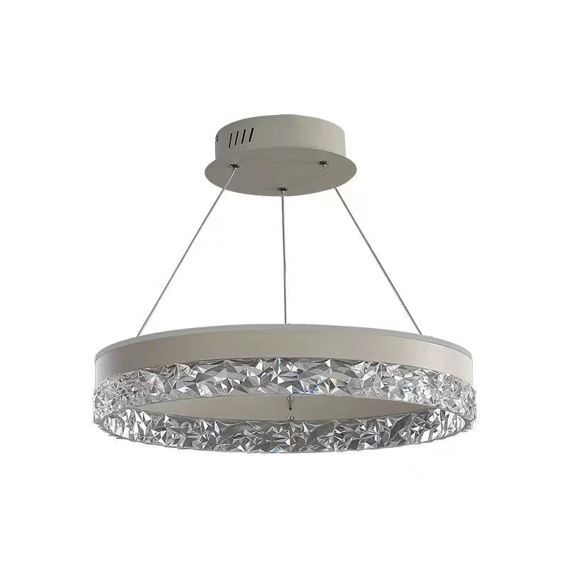 Minimalist Crystal Glass Pendant Light for Bedroom