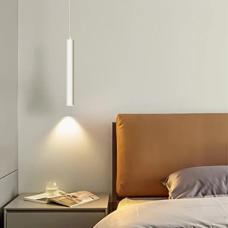 Lámpara Colgante Minimalista de Hierro para Dormitorio