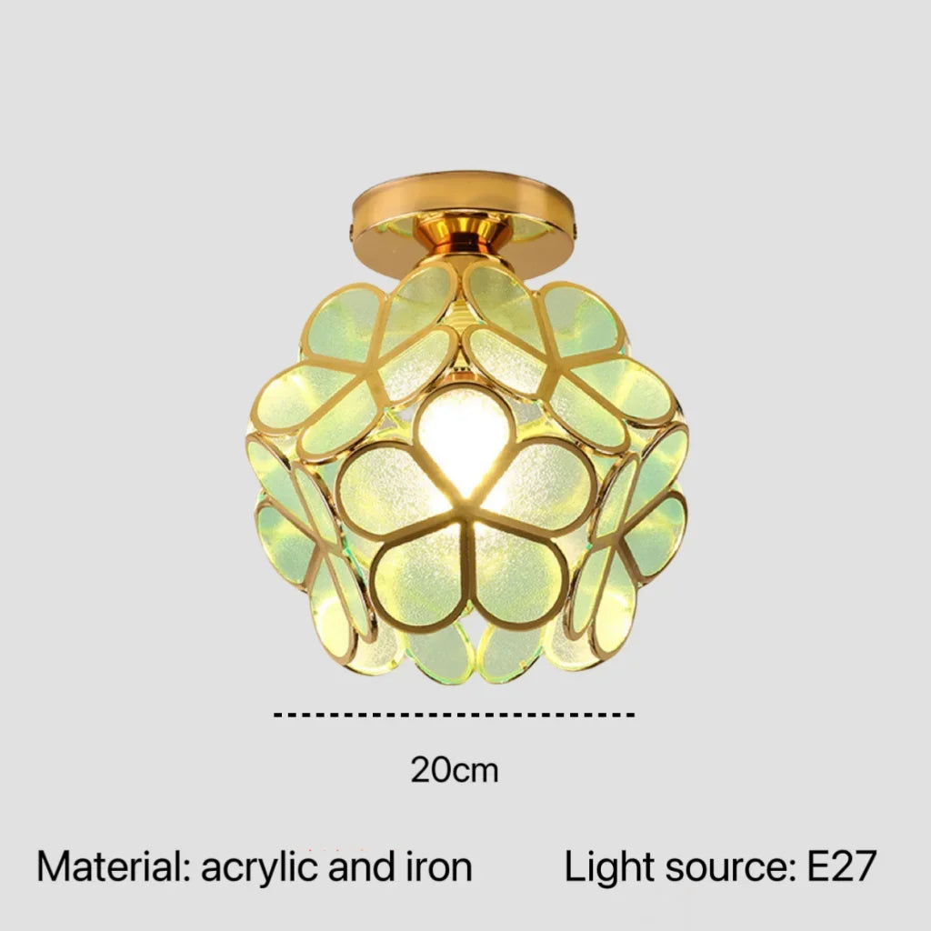 Nordic Acrylic Petal Pendant Light for Bedroom